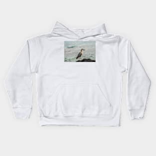 Black-crowned night heron of hawaii 4 Kids Hoodie